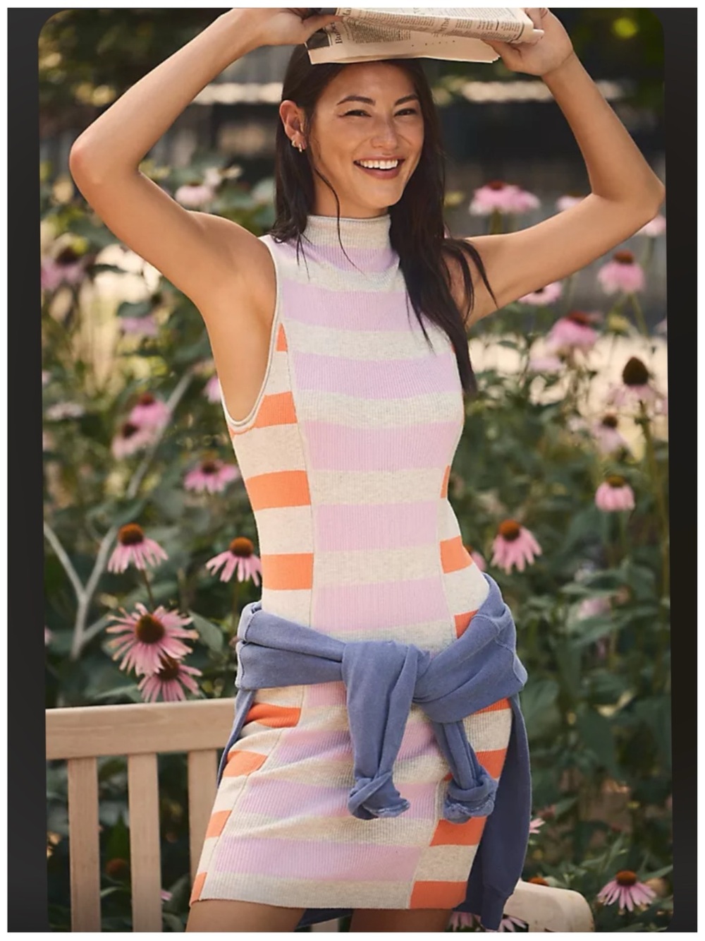Daily Practice by Anthropologie Ribbed Knit Mock Neck Dress – Size M | Item #993